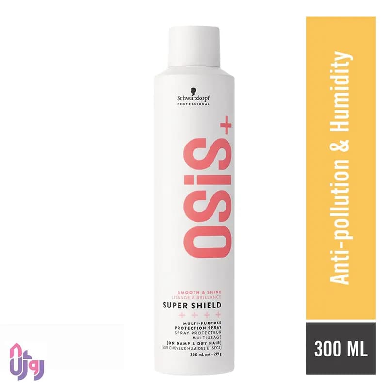 اسپری مو محافظ چندکاره شوارتسکف پروفشنال Schwarzkopf Professional مدل سوپر شیلد OSiS+ Super Shield Multi-Purpose Protection حجم 300 میلی‌لیتر — تصویر ۶