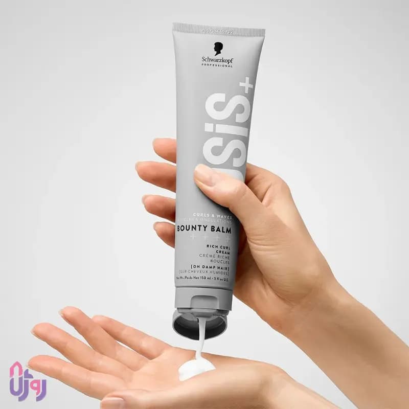 کرم حالت دهنده موی فر شوارتسکف پروفشنال Schwarzkopf Professional مدل ضد وز OSiS+ Bounty Balm Rich Curl Cream حجم 150 میلیلیتر — تصویر ۲