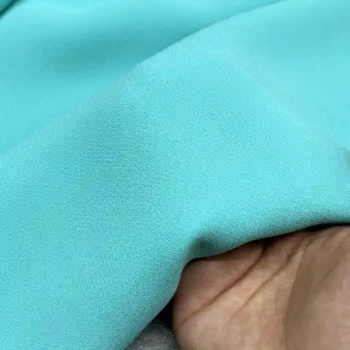 کرپ کنزو اصل رنگ فیروزه ای — تصویر ۲