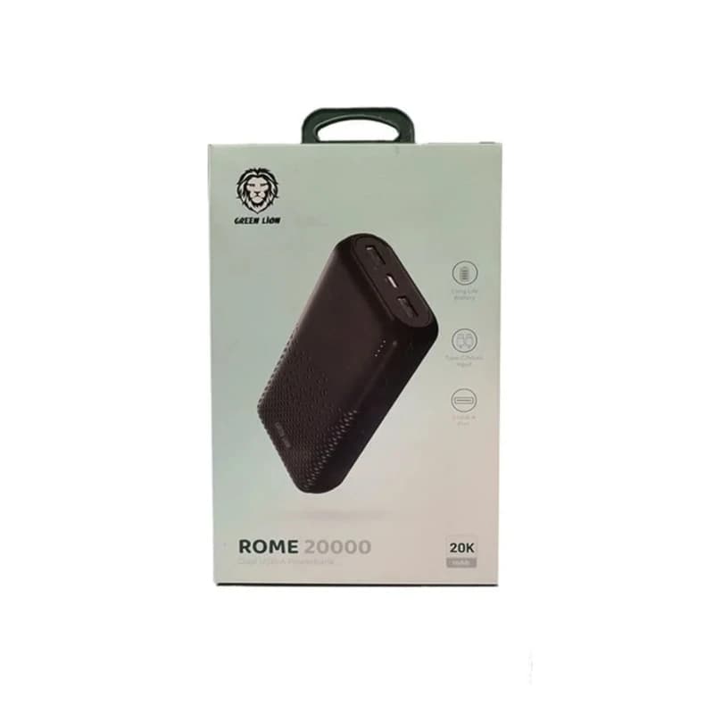 پاوربانک گرین لاین مدل Rome Ultra Slim ظرفیت 20000mah — تصویر ۲