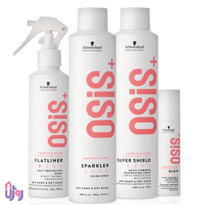 سرم ضد وز و براق‌کننده مو شوارتسکف پروفشنال Schwarzkopf Professional مدل شاین گلو اوسیس OSiS+ Glow Frizz Control & Shine Serum حجم 50 میلی‌لیتر — تصویر ۳