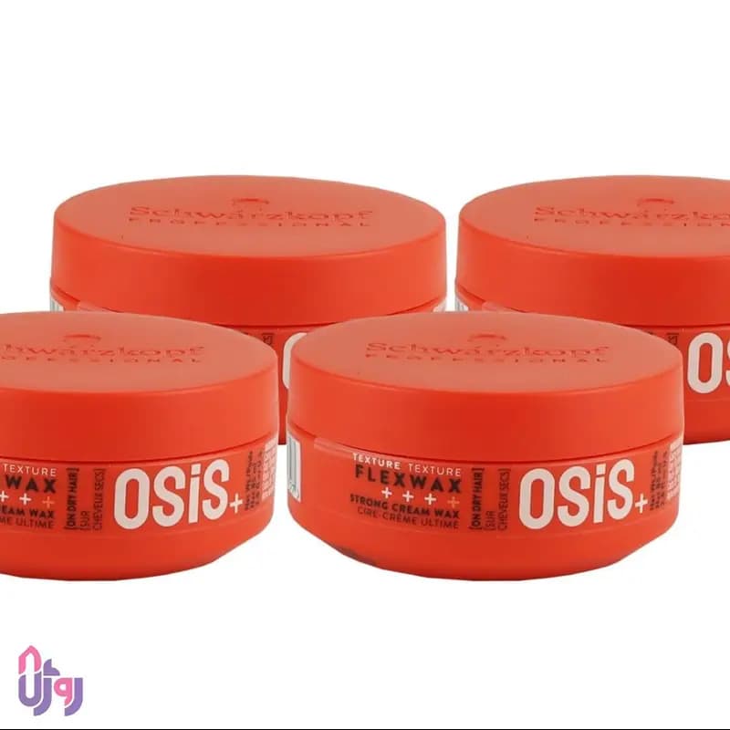 واکس مو شوارتسکف پروفشنال Schwarzkopf Professional مدل فلکسواکس اوسیس OSiS+ Flexwax Strong Cream Wax حجم 85ml — تصویر ۳