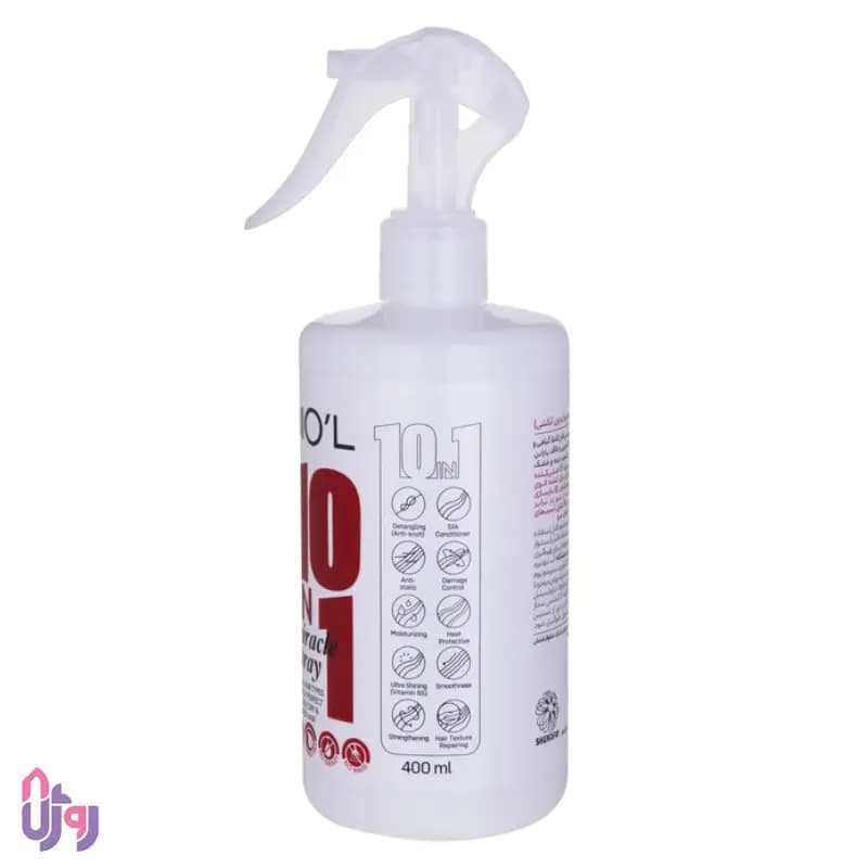 اسپری مو نرم کننده و گره بازکن بیول BIO’L مدل 10 کاره BIO’L 10 in 1 Miracle Spray حجم 400 میلی لیتر — تصویر ۲