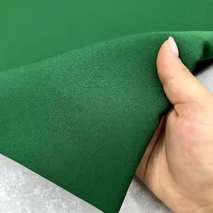 کرپ دیور رنگ سبز چمنی — تصویر ۴