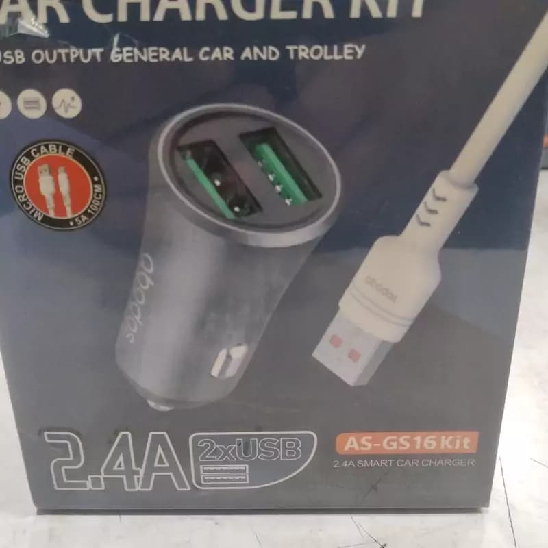 شارژر فندکی 2 پورت آبودوس مدل AS-GS16 — تصویر ۳