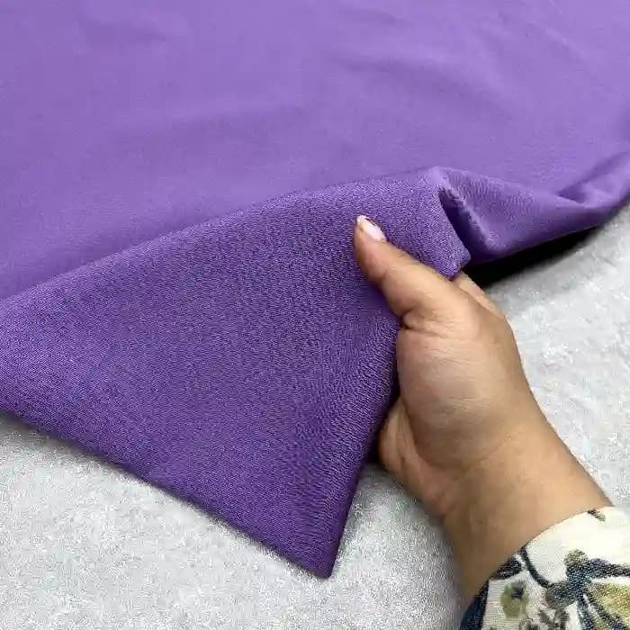 کرپ دیور رنگ بنفش — تصویر ۳