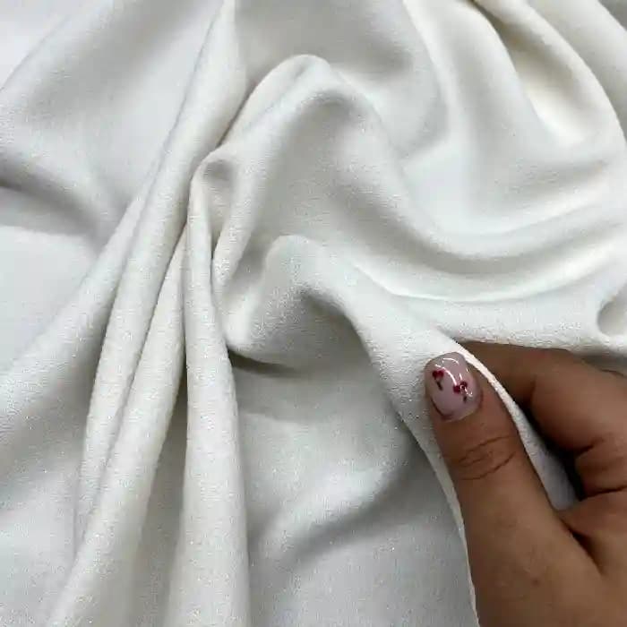 کرپ لمه گرم بالا رنگ شیری — تصویر ۳