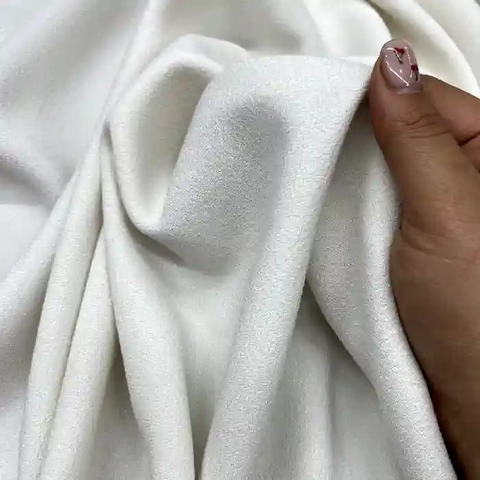 کرپ لمه گرم بالا رنگ شیری — تصویر ۲