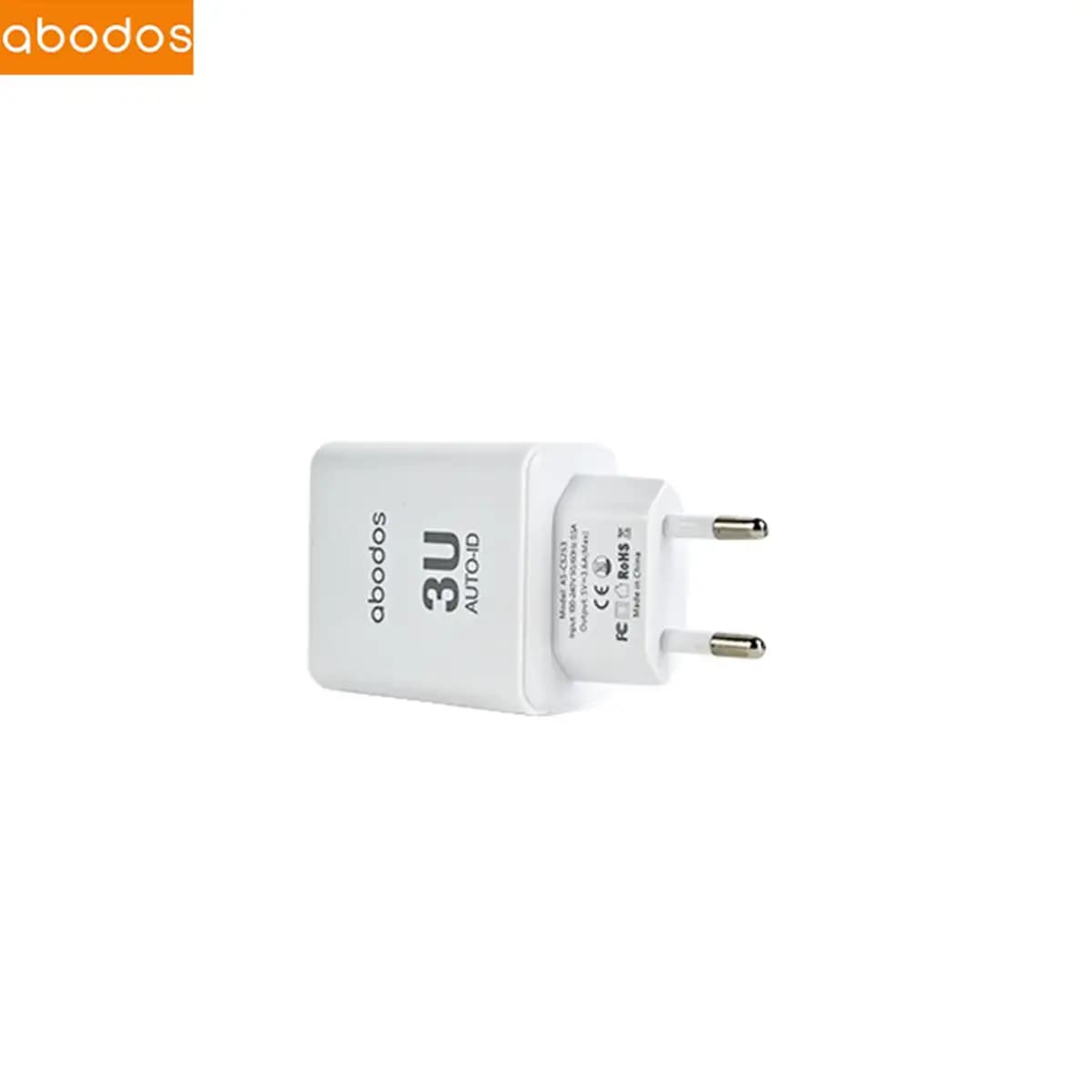 شارژر دیواری آبادوس مدل AS-CS253 + سه پورت — تصویر ۲