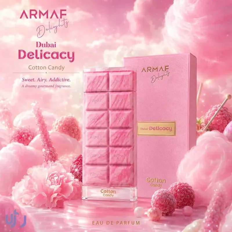 عطر ادکلن زنانه آرماف ARMAF مدل دی لایتس دبی دلیکسی کوتون کندی ARMAF Delights Dubai Delicacy Cotton Candy حجم 70 میلی‌لیتر — تصویر ۷