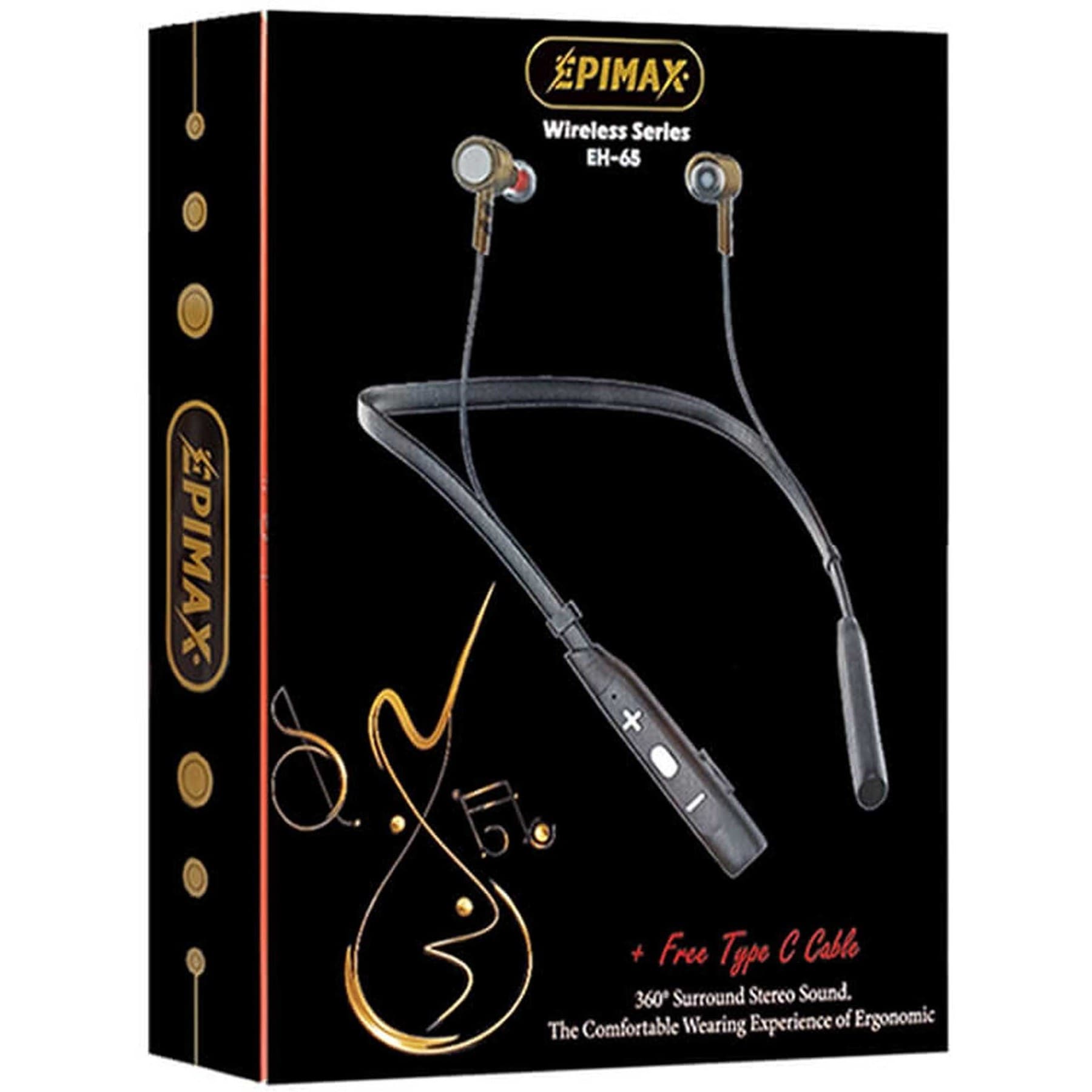 هندزفری گردنی بلوتوثی EPIMAX مدل EH65 — تصویر ۲