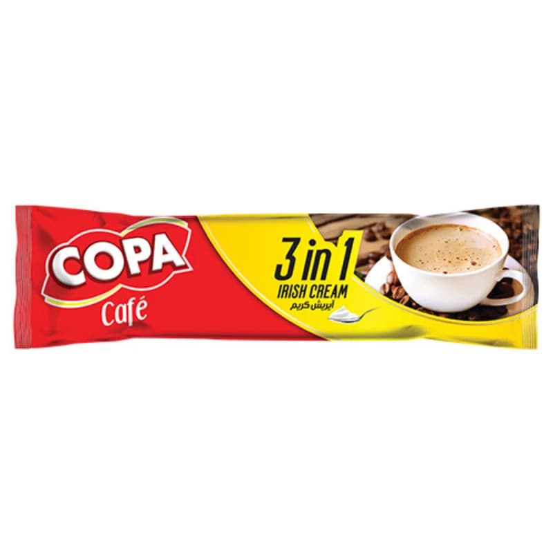 قهوه آیریش کریم کوپا مدل 3in1 بسته 40 عددی — تصویر ۳