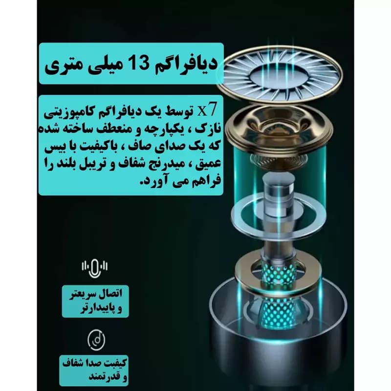 هندزفری بلوتوثی مدل x7 — تصویر ۴
