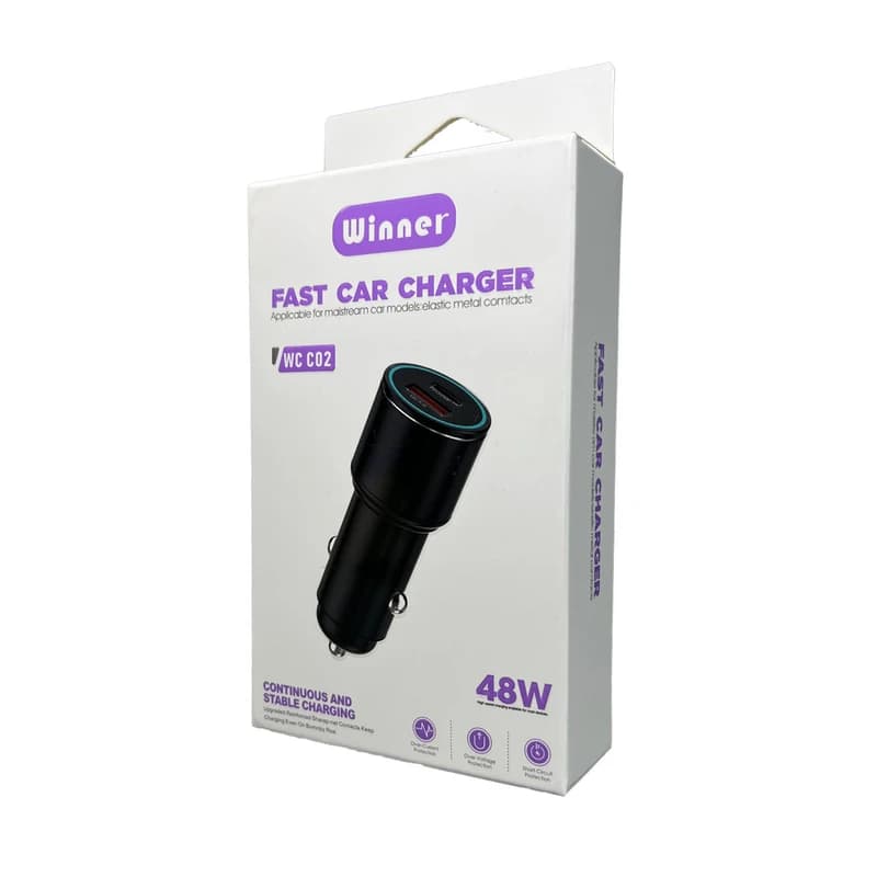 شارژر فندکی 48 واتی وینر مدل Winner WC02 — تصویر ۱۰