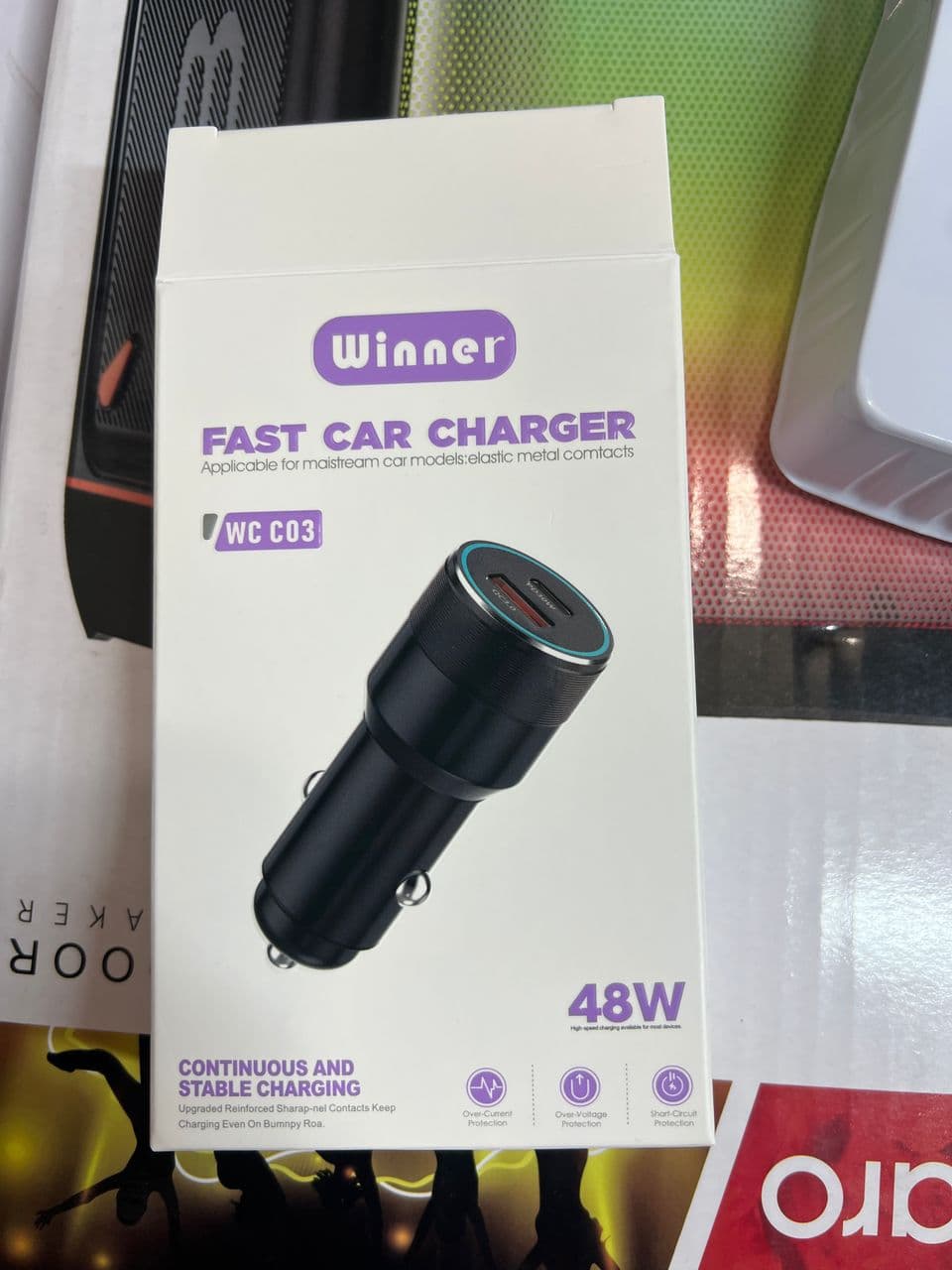 شارژر فندکی 48 واتی وینر مدل Winner WC03 — تصویر ۶