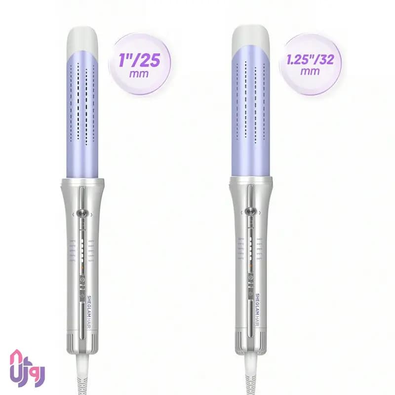 فرکننده مو شیگلم هیر SHEGLAM مدل کرلی ایرفلو استایلر پرو One Touch Airflow Styler Pro سایز 32 میلیمتر — تصویر ۴