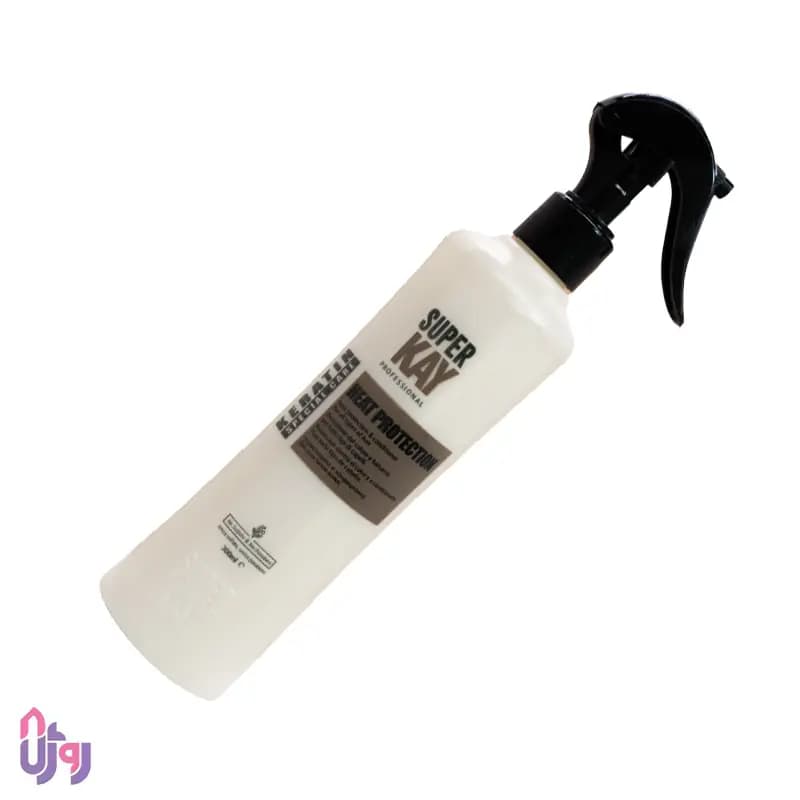 اسپری مو محافظ حرارتی سوپر کی Super Kay مدل کراتین Keratin حجم 300 میل — تصویر ۲