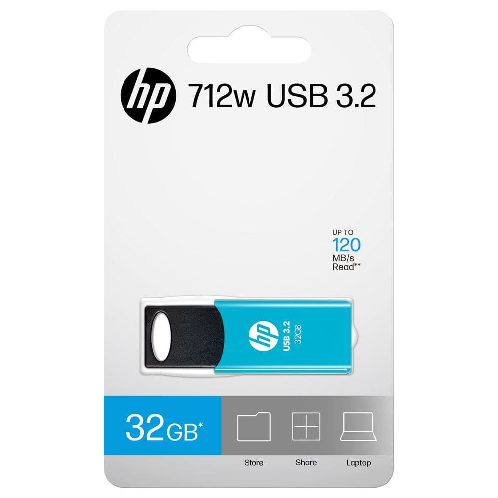 فلش مموری hp مدل X712w رابط USB 3.0 ظرفیت 32 گیگابایت — تصویر ۳