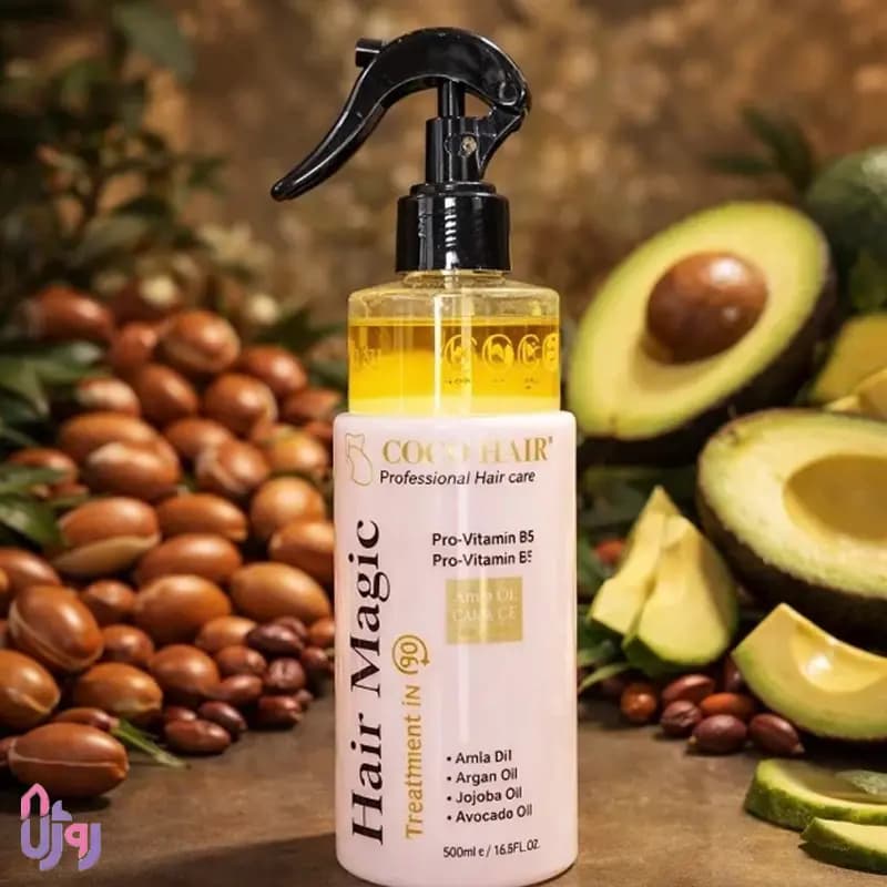 اسپری دوفاز کوکو هیر Coco Hair مدل مجیک Hair Magic حجم 500 میلی لیتر — تصویر ۴