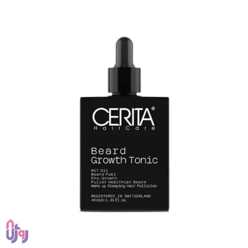 تونیک تقویت رشد ریش سریتا Cerita مدل Beard Growth Tonic حجم 40 میلی‌لیتر — تصویر ۳