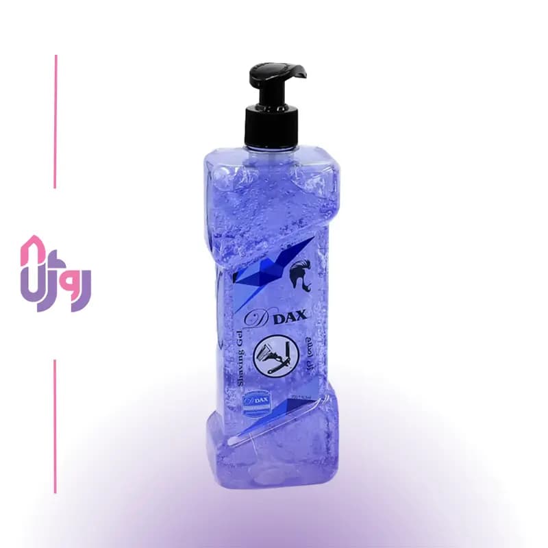 ژل اصلاح دی داکس DDAX مدل پمپی آبی Shaving Gel Blue Pump حجم700 میلی لیتر