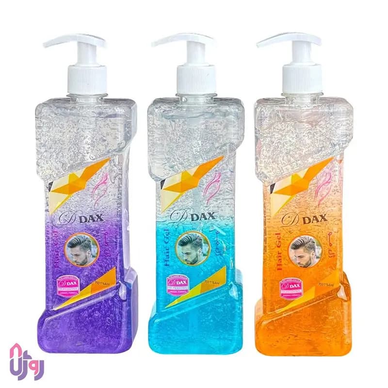 ژل مو دی داکس DDAX مدل دورنگ بنفش Hair Gel Purple حجم 700میلی لیتر — تصویر ۲