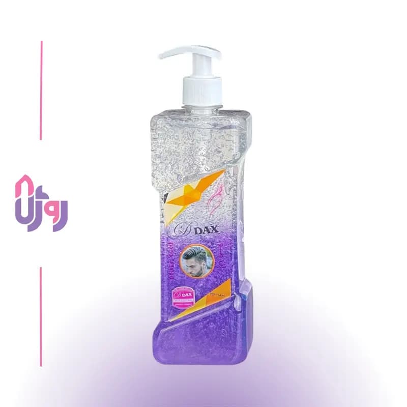 ژل مو دی داکس DDAX مدل دورنگ بنفش Hair Gel Purple حجم 700میلی لیتر