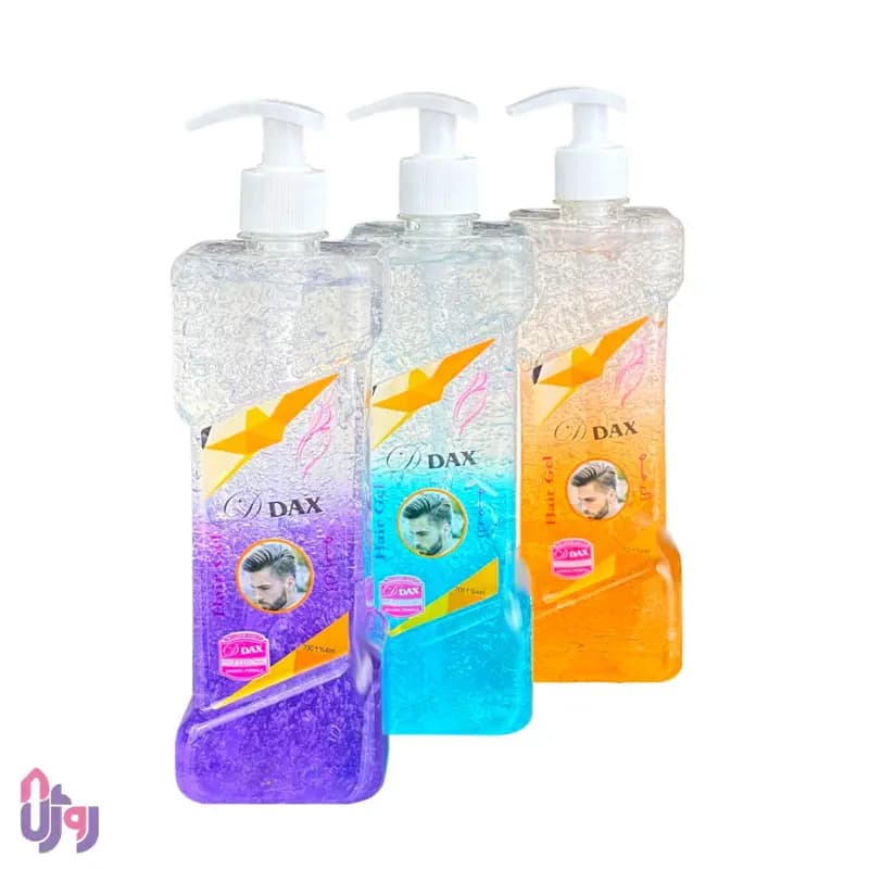 ژل مو دی داکس DDAX مدل دورنگ بنفش Hair Gel Purple حجم 700میلی لیتر — تصویر ۳