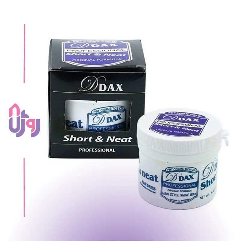 آدامس مو دی داکس DDAX مدل Short and Neat رنگ آبی حجم 150 گرم
