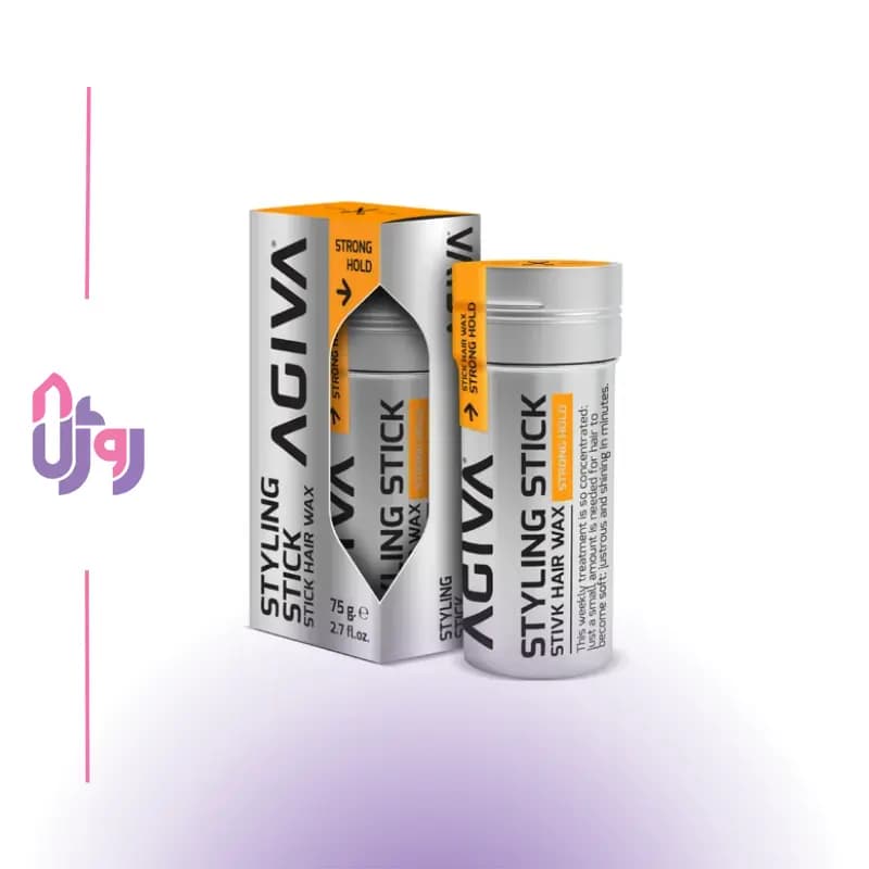 وزگیر مو آگیوا Agiva مدل واکس مو استیکی Styling Stick Hair Wax Strong Hold حجم 75 گرم