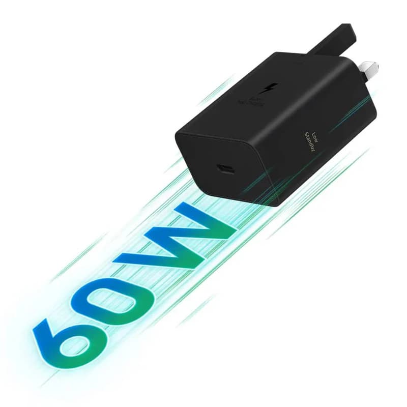 آداپتور سامسونگ 60W هاي کپي مشکي — تصویر ۵