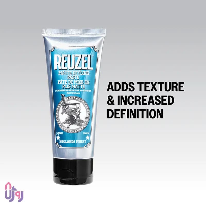 حالت دهنده مو ریزول REUZEL مدل خمیر حالت دهنده مات Matte Styling Paste حجم 100 میلی لیتر — تصویر ۳