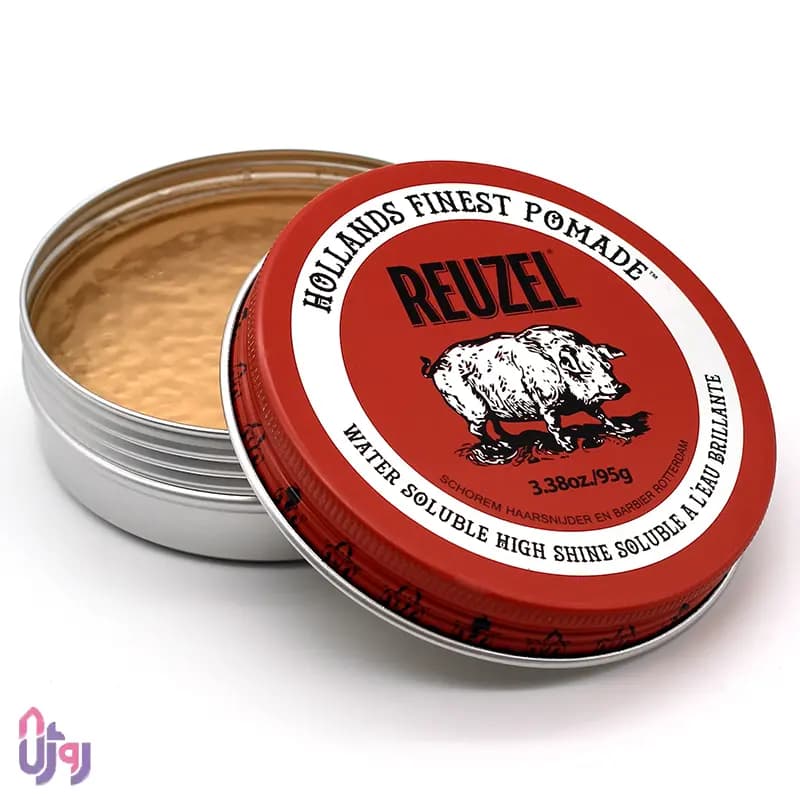 حالت دهنده مو ریزول REUZEL مدل واکس مو براق کننده قوی Red High Shine حجم 95 گرم — تصویر ۲