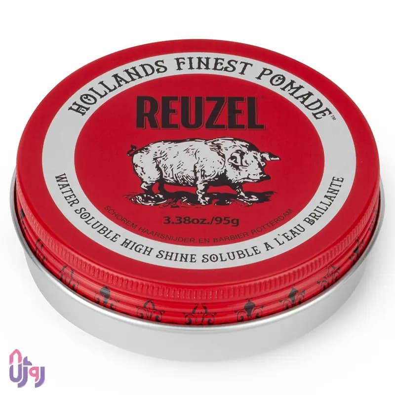 حالت دهنده مو ریزول REUZEL مدل واکس مو براق کننده قوی Red High Shine حجم 95 گرم — تصویر ۳