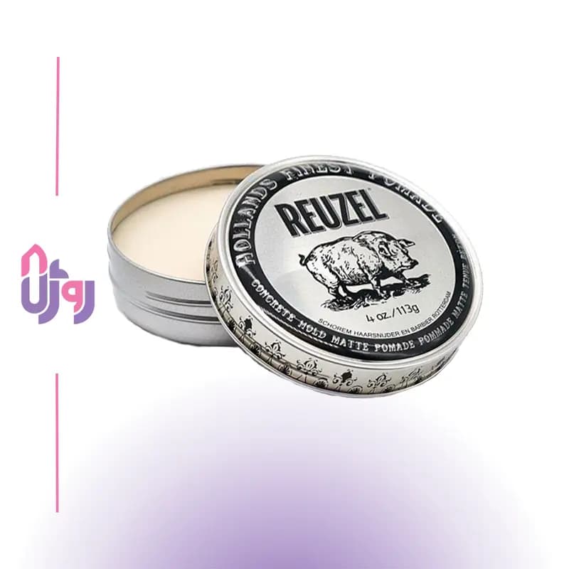حالت دهنده مو ریزول REUZEL مدل واکس مو کانسرت هلد مات Concrete Hold Matte Pomade حجم 113 گرم