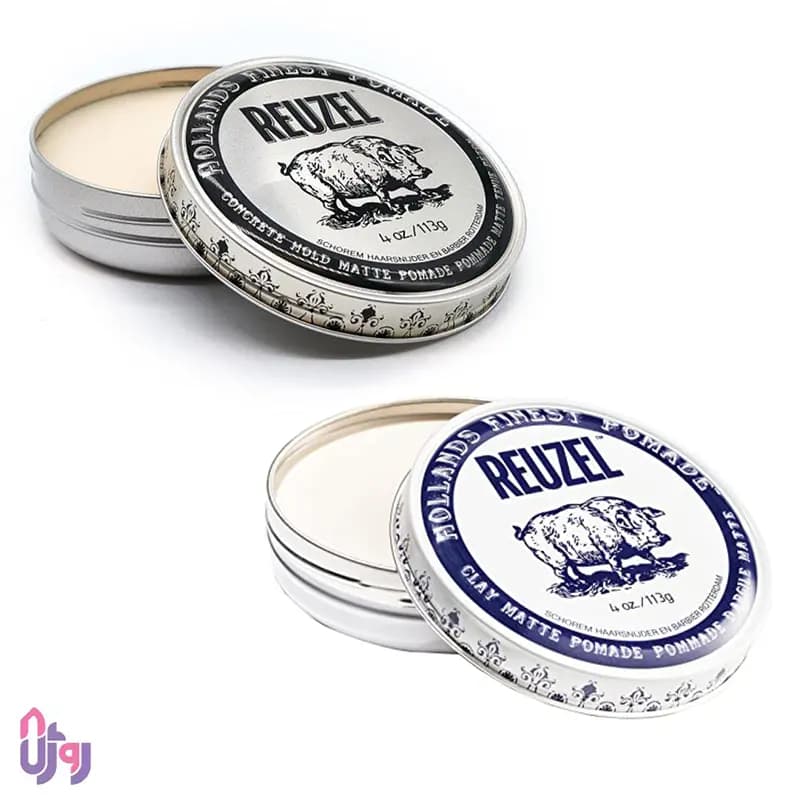 حالت دهنده مو ریزول REUZEL مدل واکس مو کانسرت هلد مات Concrete Hold Matte Pomade حجم 113 گرم — تصویر ۳