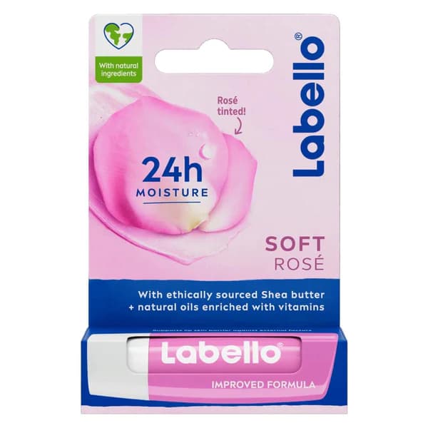 رژ بالم لب پیچی لبلو مدل SAFT ROSE 4/8 گرم