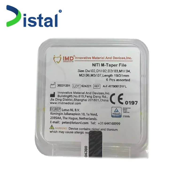 فایل روتاری گلد آسورت بلند IMD – NiTi M-Taper GOLD