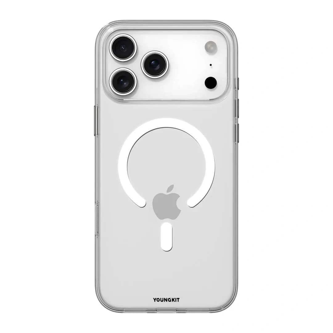 قاب آيفون 17/18 پرومکس برند YOUNGKIT مدل CLEAR SERIES بي رنگ