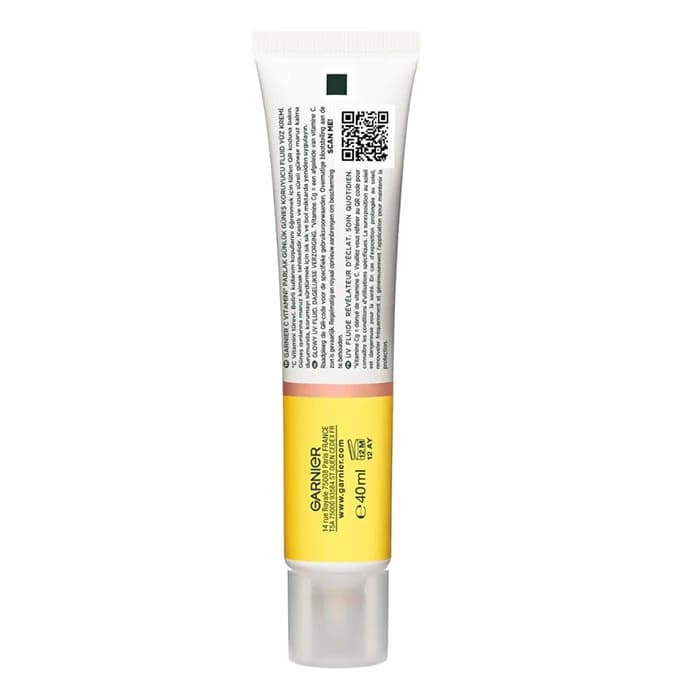 فلوئید ضد آفتاب بیرنگ ویتامین سی گارنیر با SPF50+ — تصویر ۲