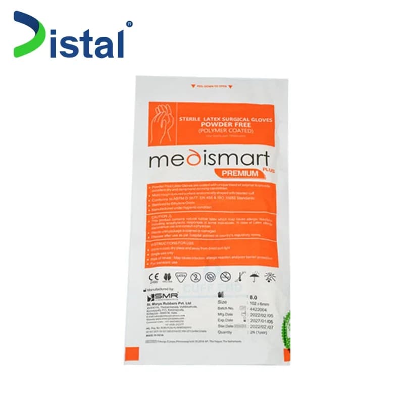 دستکش جراحی بدون پودر medismart — تصویر ۲