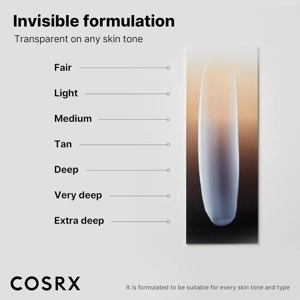 کرم ضد آفتاب بی رنگ و فوق سبک کوزارکس مدل Ultra-Light Invisible | حجم 50 میلی‌لیتر — تصویر ۸