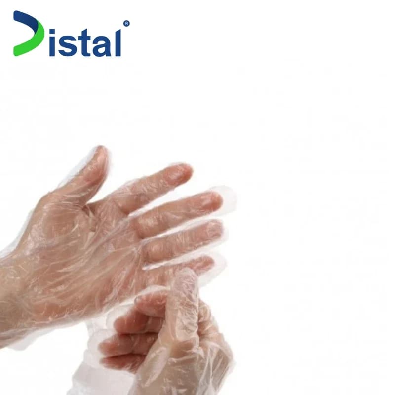 دستکش نایلونی یکبار مصرف برند لایت — تصویر ۲