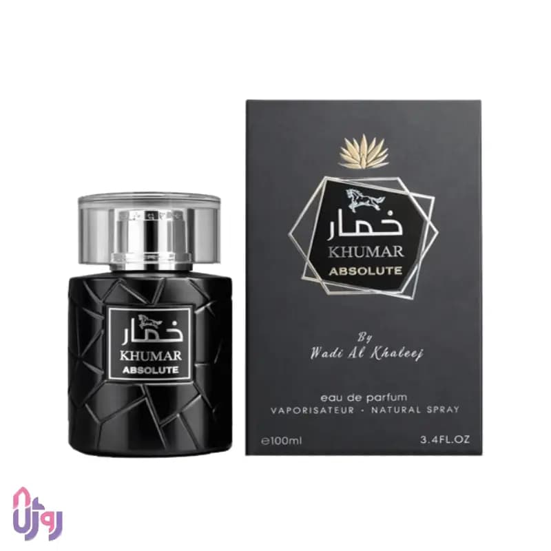 عطر ادوپرفیوم وادی الخلیج Wadi Al Khaleej مدل خمار ابسولوت KHUMAR ABSOLUTE حجم 100میلی‌لیتر — تصویر ۳