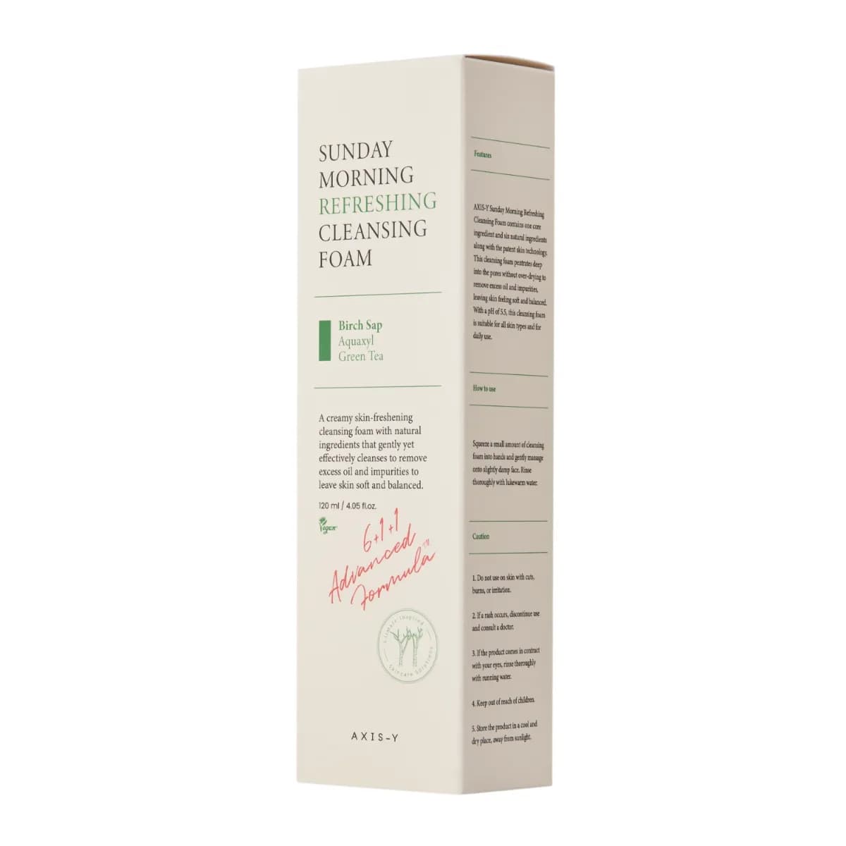 فوم شستشوی صورت اکسیس وای مدل Sunday Morning Refreshing Cleansing Foam | حجم 120 میلی‌لیتر