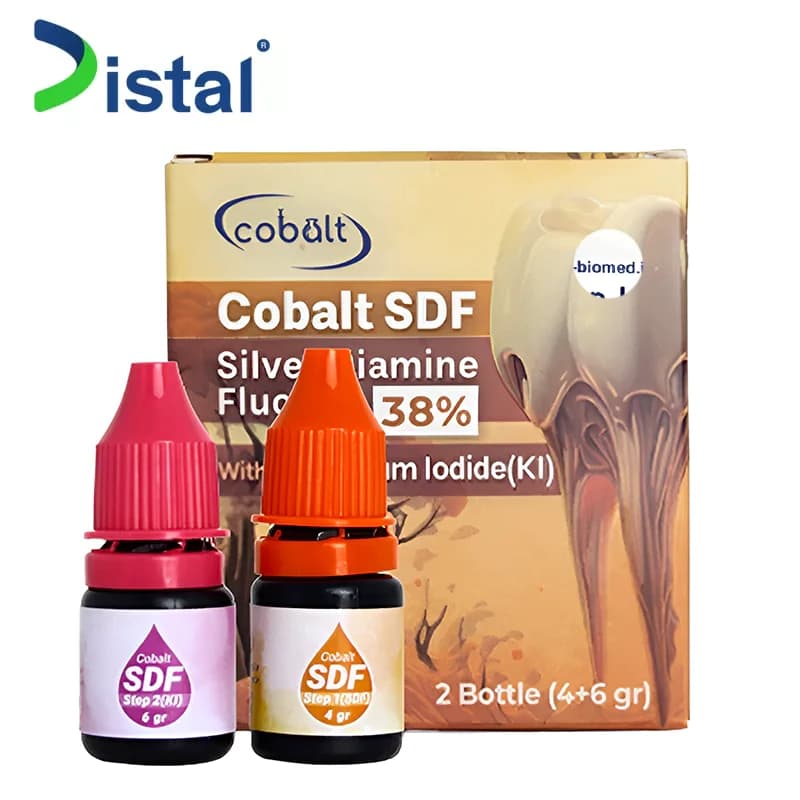 محلول نقره فلوراید 38% – Cobalt – Silver Diamine Fluoride