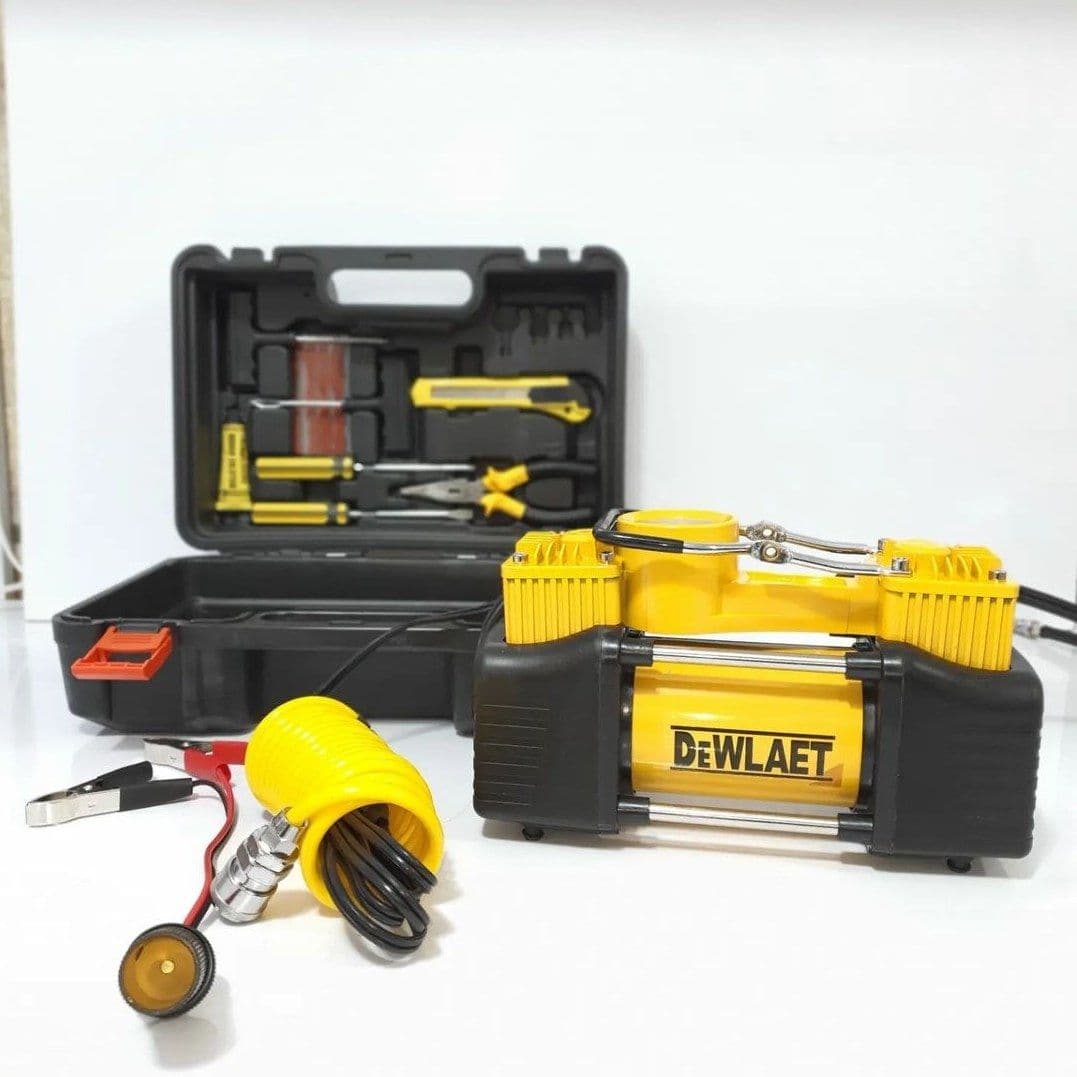 کمپرسور فندکی دیوالت مدل 12V دو سیلندر ۱۲ ولت