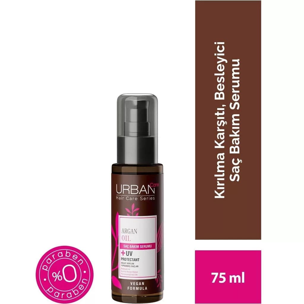 سرم مو روغن آرگان و کراتین اربن کر مدل Argan Oil & Keratin | حجم 75 میل — تصویر ۹