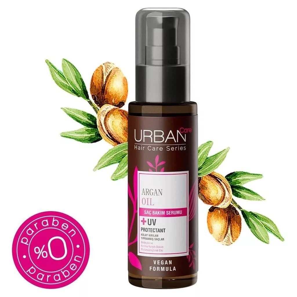 سرم مو روغن آرگان و کراتین اربن کر مدل Argan Oil & Keratin | حجم 75 میل — تصویر ۱۰