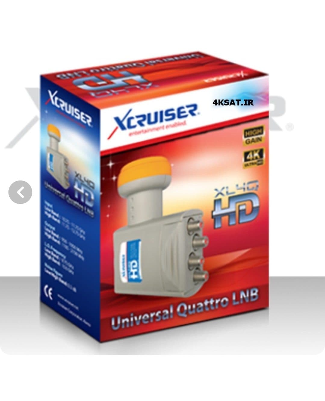 گیرنده ال XL14Q HD کروزر چهار سوزنه فورکی XCRUISER XL14Q HD — تصویر ۲